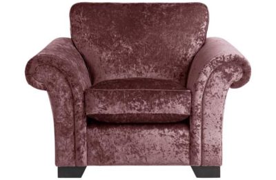HOME Glitz Fabric Chair - Red